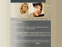 Tablet Screenshot of fryzjer-warszawa.com.pl